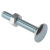 COACH BOLT+NUT STL ZINC M10 X 80