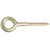 SCREW EYE BRASSED 35MM X 8G