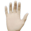 BOX=100 POWDERED LATEX GLOVES SMOOTH SZ EX/LARGE 10504
