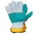 DOUBLE PALM RIGGER GLOVES GREEN/CHROME 21DG3/USDPR