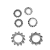 WASHER EXT SHAKE STL    1/4 in