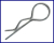 PIN RETAINING ST/ST 5-7 SHAFT 1.2MM WIRE DIA D91 SERIES