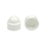 NUT COVER WHITE M6 RND PROFILE HEX INTERNAL P/N 017-3283