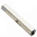 SPACER HEX M3 X 5 BRASS NIC/PL FULL INTERNAL THREAD