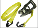 Ratchet Tie Downs (2) 5m x 32mm Breaking Strain 2000Kg