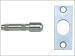 P125 Hinge Bolts Brass