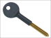 PM444KB Key For Door Security Bolt