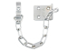 WS6 Security Door Chain - Satin Chrome Finish