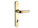 PVCu Retro Door Handle Polishe d PVD Gold Finish P-PVC-RH-PGF