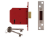 2101 5 Lever Mortice Deadlock Brass Finish 65mm 2.5in Box