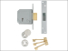 3G114E 5 Lever Mortice Deadloc k C-Series 67mm Satin Chrome