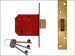 2134E 5 Lever BS Mortice Deadl ock Satin Chrome 79.5mm 3in Vi
