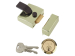 85 Deadlocking Nightlatch Bras slux Finish 40mm Backset Box