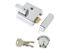 P2 Double Security Nightlatch Chrome Finish 40mm Backset Vis