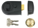Y3 Nightlatch Modern Black Finish 60mm Backset Visi
