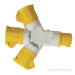 16A 3-Way Splitter Silverline 110V