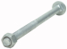 COACH BOLT & NUT STL GALV M10 X 120
