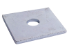 WASHER SQ PLATE STL ZINC M12 X 50 X 50