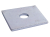 WASHER SQ PLATE STL ZINC M12 X 50 X 50