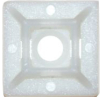 CABLE TIE BASE 28 X 28 WHITE / NATURAL SELF ADHESIVE