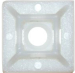 CABLE TIE BASE 28 X 28 WHITE / NATURAL SELF ADHESIVE