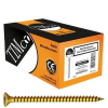WOODSCREW CHIPBOARD STL Z/YEL CSK REC M3 X 25