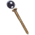 WOODSCREW MIRROR BRASS CHROME DOME 8G X 1
