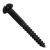 WOODSCREW RND SLOT STL BLACK JAPPANED 6G X 3/4