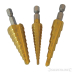 Titanium-Coated Step Drill Set Silverline 3pce