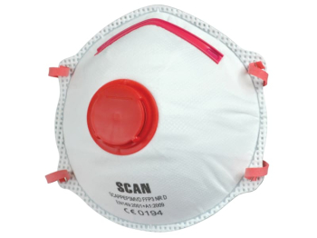 Scan Moulded Disposable Valved Mask FFP3 Scan Moulded Disposable Valved Mask FFP3