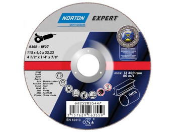 Norton Expert Depressed Centre Grinding Metal / Inox (Stainless Steel)
