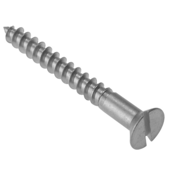 Stainless Steel Woodscrews CSK Slotted