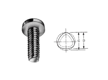 Taptite Pan Head Recessed Steel Zinc Taptite Pan Head Recessed Steel Zinc