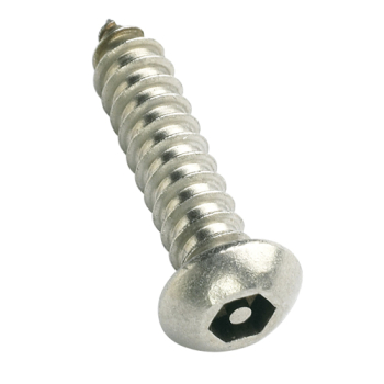 Pin Hex Self Tapper Button Head A2 Stainless Steel
