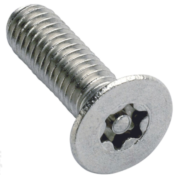 6-Lobe Pin Machine Screw Countersunk A2 Stainless Steel