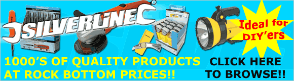 Silverline Product Range. Low cost tools. Ideal for builders and DIY.