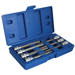 3/8in Drive Extra Long Spline Socket Bit Set, 7 Piece 3/8in Drive Extra Long Spline Socket Bit Set, 7 Piece