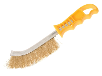 Wire Scratch Brush Brass Yellow Handle Wire Scratch Brush Brass Yellow Handle