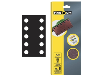 1/2 Sanding Sheets Perforated Medium 80 Grit (Pack 10)