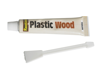 Plastic Wood Tube Natural 20g