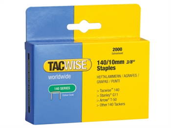 140 Heavy-Duty Staples 10mm (Type T50 G) (Pack 2000) 140 Heavy-Duty Staples 10mm (Type T50 G) (Pack 2000)