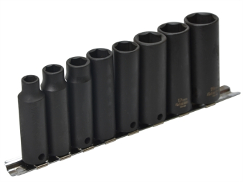 3/8in Drive 9386 Deep Impact Socket Set, 8 Piece