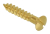 WOODSCREW CSK SLOT BRASS 8G X 1 1/4