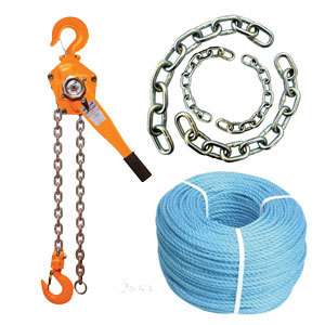 Chains, Ropes & Tie Downs + Lifting