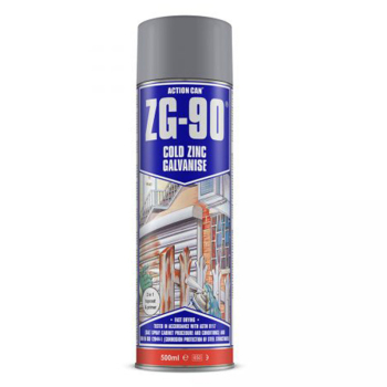 ZG-90 Cold Zinc Galvanising Spray 500ml Action Can - 1785