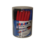 DURA-INK 15 Fine Tip Marker M ixed Colours (Tub 48)