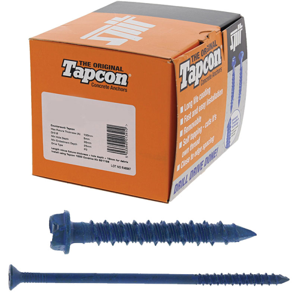 Concrete Tapcon Screws