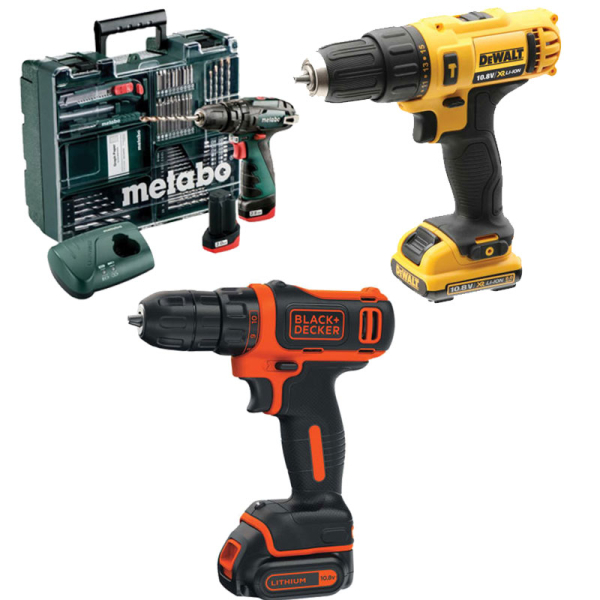 10.8 Volt Drill - Drivers