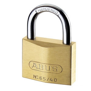 65IB - Brass Padlocks Stainless Steel Shackle