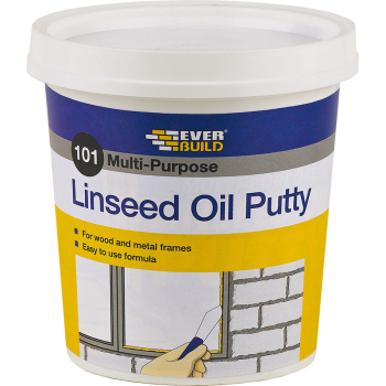101 MULTI-PURPOSE PUTTY 1KG NATURAL LINSEED OIL EVERBUILD